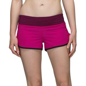 Lululemon Speed Shorts 2.5” Sz 8 Jewelled Magenta Dashing Purple Athletic Run